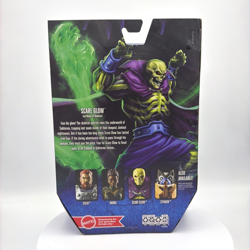 Mattel MOTU Revelation Scare Glow 7" Masters of the Universe Figure NIB - Picture 2 of 2